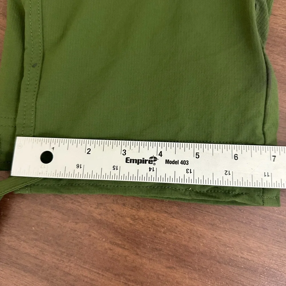 Coalatree Trailhead Adventure Pants Regular Green Ripstop Drawstring Mens L